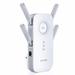 The TP-LINK RE650 v1.x router has Gigabit WiFi, 1 N/A ETH-ports and 0 USB-ports. It has a total combined WiFi throughput of 2600 Mpbs.<br>It is also known as the <i>TP-LINK AC2600 Wi-Fi Range Extender.</i>