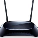 The TP-LINK TD-VG3631 router with 300mbps WiFi, 4 100mbps ETH-ports and
                                                 0 USB-ports