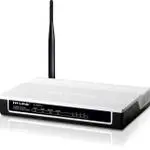 The TP-LINK TD-W8901G v6.x router with 54mbps WiFi, 4 100mbps ETH-ports and
                                                 0 USB-ports