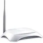 The TP-LINK TD-W8901N v2 router with 300mbps WiFi, 4 100mbps ETH-ports and
                                                 0 USB-ports