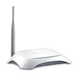 The TP-LINK TD-W8901N v3 router with 300mbps WiFi, 4 100mbps ETH-ports and
                                                 0 USB-ports
