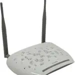 The TP-LINK TD-W8961NB v3.0 router with 300mbps WiFi, 4 100mbps ETH-ports and
                                                 0 USB-ports