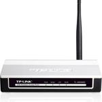 The TP-LINK TL-WA500G router with 54mbps WiFi, 1 100mbps ETH-ports and
                                                 0 USB-ports