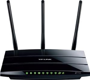Thumbnail for the TP-LINK TL-WDR4300 router with 300mbps WiFi, 4 Gigabit ETH-ports and
                                         0 USB-ports