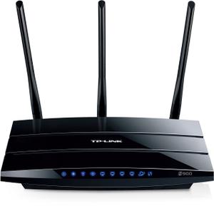 Thumbnail for the TP-LINK TL-WDR4900 v2 router with 300mbps WiFi, 4 N/A ETH-ports and
                                         0 USB-ports