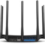 The TP-LINK TL-WDR6500 router with Gigabit WiFi, 4 100mbps ETH-ports and
                                                 0 USB-ports