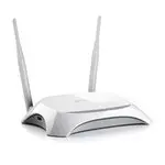 The TP-LINK TL-WR840N v6 router with 300mbps WiFi, 4 100mbps ETH-ports and
                                                 0 USB-ports