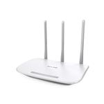 The TP-LINK TL-WR845N router with 300mbps WiFi, 4 100mbps ETH-ports and
                                                 0 USB-ports