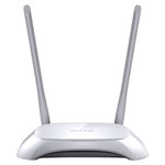 The TP-LINK TL-WR849N(BR) v6.0 router with 300mbps WiFi, 4 100mbps ETH-ports and
                                                 0 USB-ports
