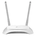 The TP-LINK TL-WR850N v3 router with 300mbps WiFi, 4 100mbps ETH-ports and
                                                 0 USB-ports