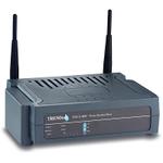 The TRENDnet TEW-311BRP router with 11mbps WiFi, 4 100mbps ETH-ports and
                                                 0 USB-ports