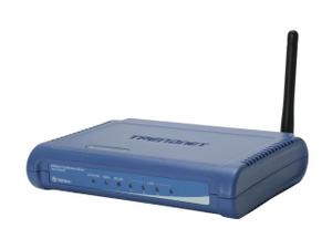 Thumbnail for the TRENDnet TEW-432BRP D2.0R / D2.1R router with 54mbps WiFi, 4 100mbps ETH-ports and
                                         0 USB-ports
