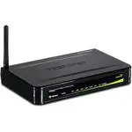The TRENDnet TEW-436BRM router with 54mbps WiFi, 4 100mbps ETH-ports and
                                                 0 USB-ports