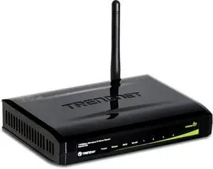 Thumbnail for the TRENDnet TEW-651BR V2.xR router with 300mbps WiFi, 4 100mbps ETH-ports and
                                         0 USB-ports