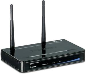 Thumbnail for the TRENDnet TEW-670AP V1.xR router with 300mbps WiFi, 1 100mbps ETH-ports and
                                         0 USB-ports