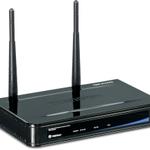 The TRENDnet TEW-670AP V1.xR router with 300mbps WiFi, 1 100mbps ETH-ports and
                                                 0 USB-ports