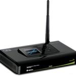 The TRENDnet TEW-673GRU router with 300mbps WiFi, 4 N/A ETH-ports and
                                                 0 USB-ports