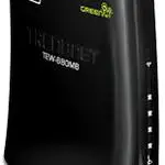 The TRENDnet TEW-680MB v1.0R router with 300mbps WiFi, 4 N/A ETH-ports and
                                                 0 USB-ports