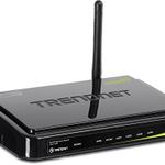 The TRENDnet TEW-712BR router with 300mbps WiFi, 4 100mbps ETH-ports and
                                                 0 USB-ports