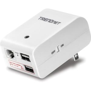 Thumbnail for the TRENDnet TEW-714TRU router with 300mbps WiFi, 1 100mbps ETH-ports and
                                         0 USB-ports