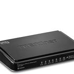 The TRENDnet TEW-718BRM router with 300mbps WiFi, 4 100mbps ETH-ports and
                                                 0 USB-ports