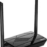 The TRENDnet TEW-731BR V1.xR router with 300mbps WiFi, 4 100mbps ETH-ports and
                                                 0 USB-ports