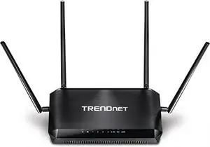Thumbnail for the TRENDnet TEW-827DRU v1.0R router with Gigabit WiFi, 4 N/A ETH-ports and
                                         0 USB-ports