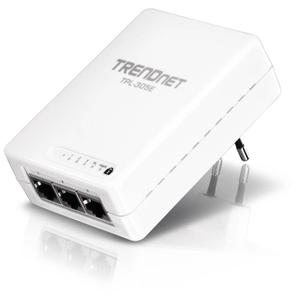 Thumbnail for the TRENDnet TPL-305E router with No WiFi, 3 100mbps ETH-ports and
                                         0 USB-ports