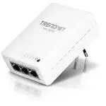 The TRENDnet TPL-305E router with No WiFi, 3 100mbps ETH-ports and
                                                 0 USB-ports