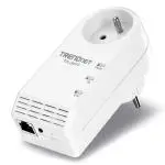 The TRENDnet TPL-307E router with No WiFi, 1 100mbps ETH-ports and
                                                 0 USB-ports