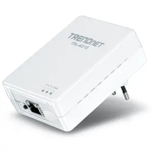 Thumbnail for the TRENDnet TPL-401E router with No WiFi, 1 N/A ETH-ports and
                                         0 USB-ports