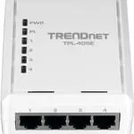 The TRENDnet TPL-402E router with No WiFi, 1 N/A ETH-ports and
                                                 0 USB-ports