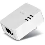 The TRENDnet TPL-406E router with No WiFi, 1 100mbps ETH-ports and
                                                 0 USB-ports
