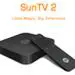 The TVMining Sun TV Box router has 300mbps WiFi, 1 100mbps ETH-ports and 0 USB-ports. 