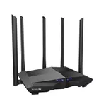 The Tenda AC11 router with Gigabit WiFi, 3 N/A ETH-ports and
                                                 0 USB-ports