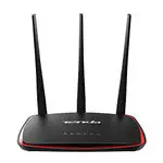 The Tenda AP5 router with 300mbps WiFi, 2 100mbps ETH-ports and
                                                 0 USB-ports