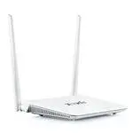 The Tenda D301 router with 300mbps WiFi, 4 100mbps ETH-ports and
                                                 0 USB-ports