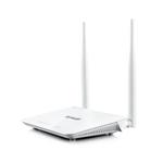 The Tenda F300 router with 300mbps WiFi, 4 100mbps ETH-ports and
                                                 0 USB-ports
