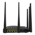 The Tenda FH1202 router with Gigabit WiFi, 3 100mbps ETH-ports and
                                                 0 USB-ports