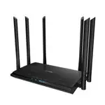 The Tenda FH1206 router with Gigabit WiFi, 3 100mbps ETH-ports and
                                                 0 USB-ports