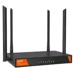 The Tenda W15E V2 router with Gigabit WiFi, 2 100mbps ETH-ports and
                                                 0 USB-ports