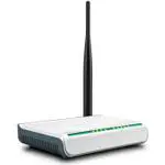 The Tenda W311R v2 router with 300mbps WiFi, 4 100mbps ETH-ports and
                                                 0 USB-ports