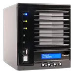 The Thecus N4100PRO router with No WiFi, 1 Gigabit ETH-ports and
                                                 0 USB-ports