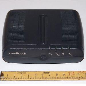 Thumbnail for the Thomson SpeedTouch 510 router with No WiFi, 1 100mbps ETH-ports and
                                         0 USB-ports