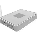 The Thomson TG787 router with 54mbps WiFi, 4 100mbps ETH-ports and
                                                 0 USB-ports