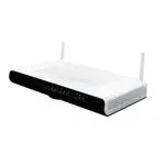 The Thomson TWG870 router with 300mbps WiFi, 4 N/A ETH-ports and
                                                 0 USB-ports