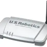 The USRobotics USR5451 router with 54mbps WiFi, 1 100mbps ETH-ports and
                                                 0 USB-ports