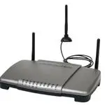 The USRobotics USR9113 router with 300mbps WiFi, 4 100mbps ETH-ports and
                                                 0 USB-ports