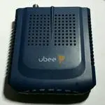The Ubee U10C018 router with No WiFi, 1 100mbps ETH-ports and
                                                 0 USB-ports