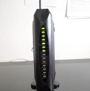 Thumbnail for the Ubee U10C022 router with 54mbps WiFi, 4 100mbps ETH-ports and
                                         0 USB-ports